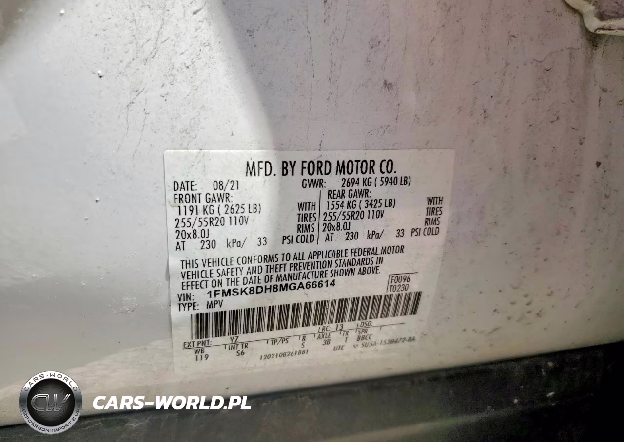 2021 Ford Explorer Xlt VIN:1FMSK8DH8MGA66614 - 13