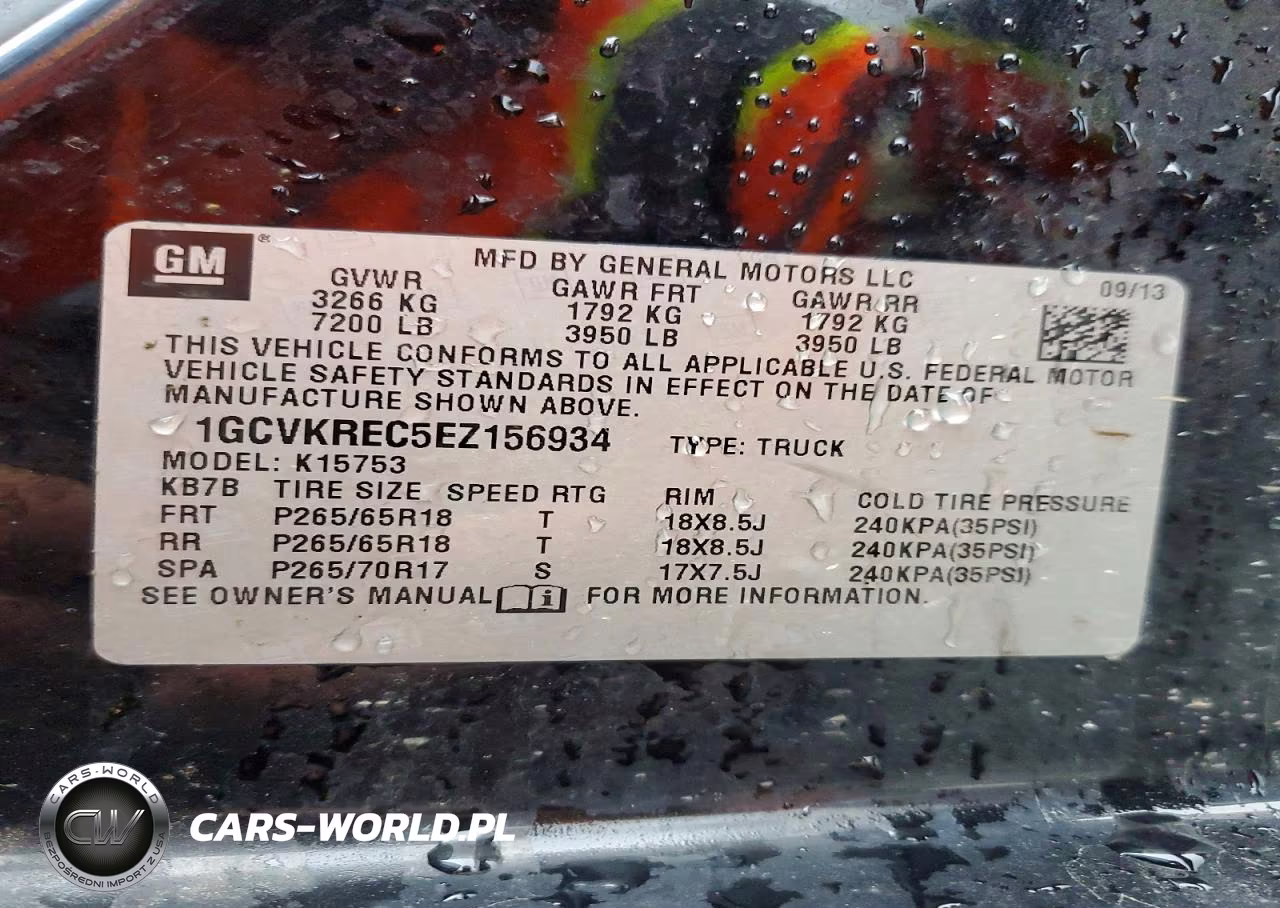 2014 Chevrolet Silverado K1500 Lt VIN:1GCVKREC5EZ156934 - 12