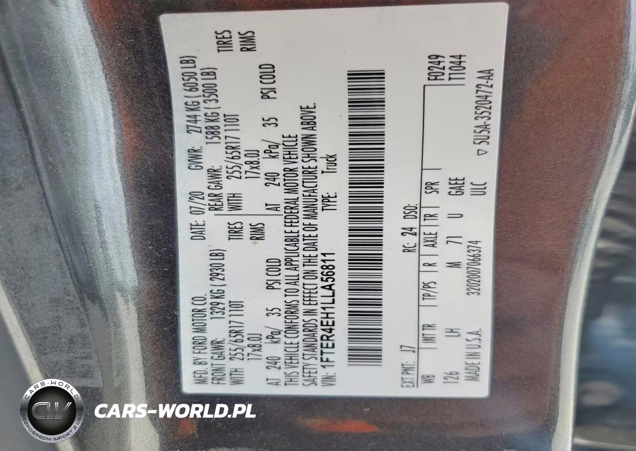2020 Ford Ranger Xl VIN:1FTER4EH1LLA56811 - 12