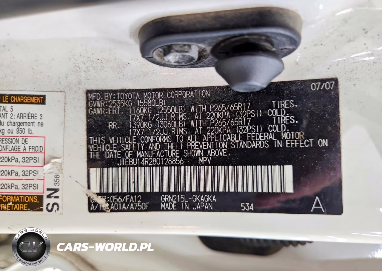 2008 Toyota 4Runner VIN:JTEBU14R280128856 - 13