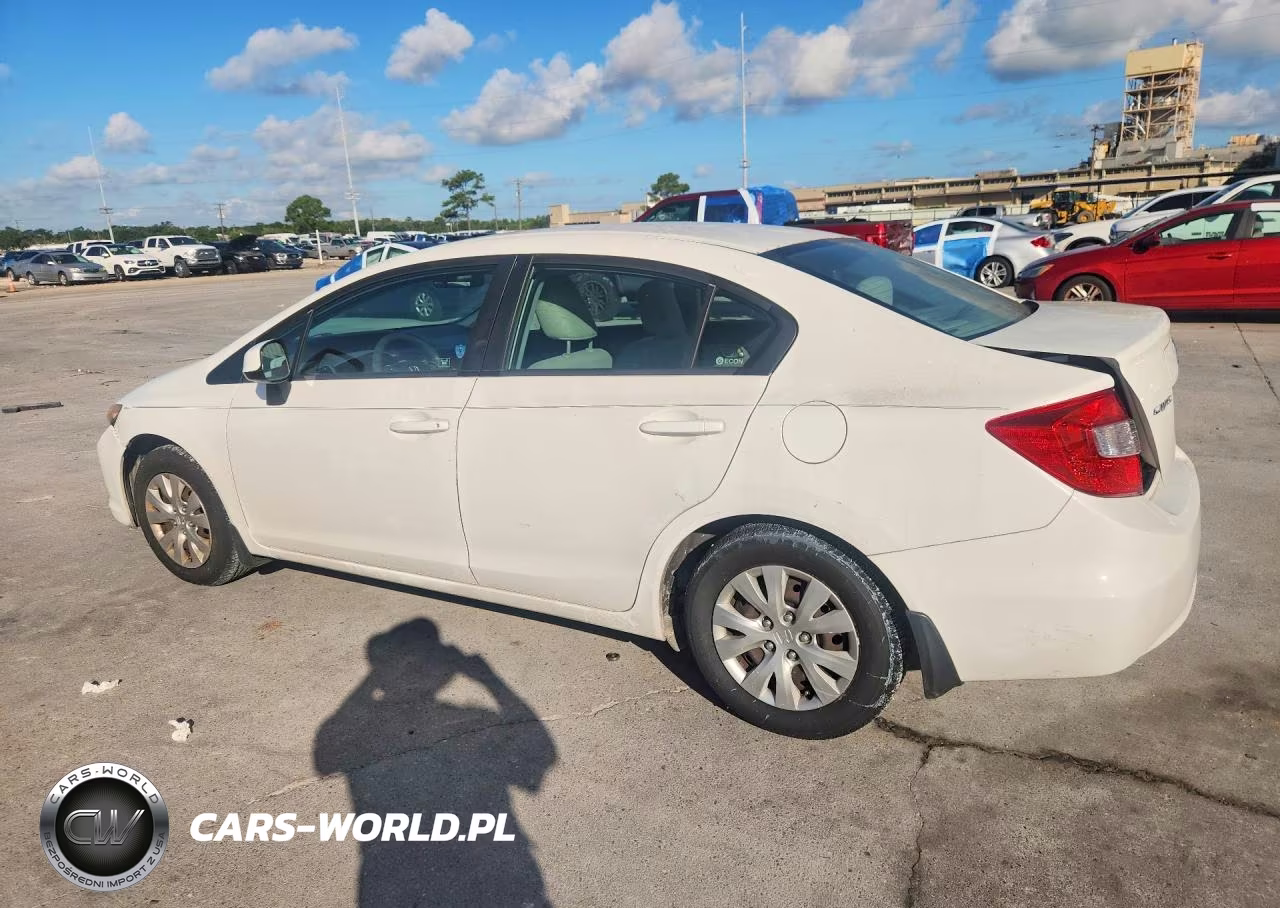2012 Honda Civic Lx VIN:2HGFB2F50CH577860 - 2