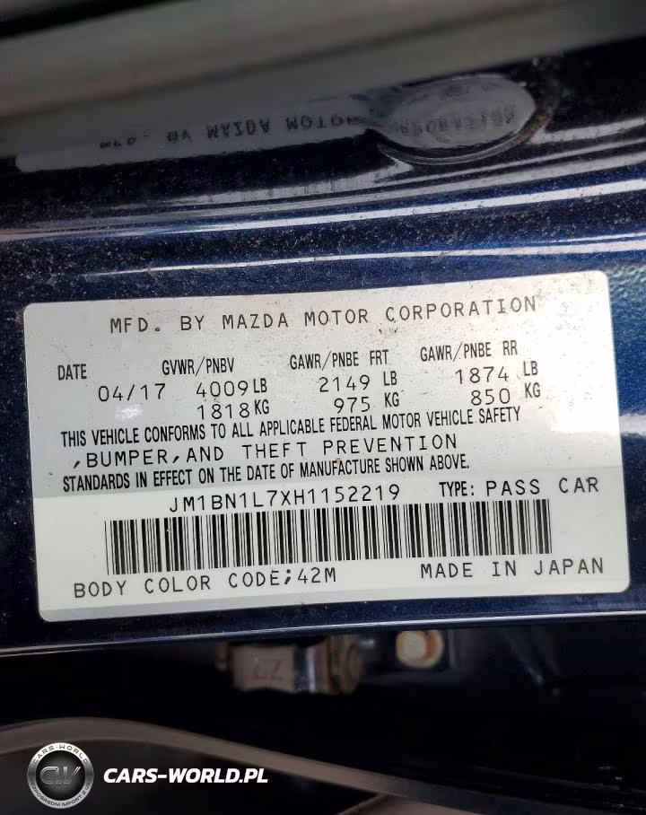 2017 Mazda 3 Touring VIN:JM1BN1L7XH1152219 - 13
