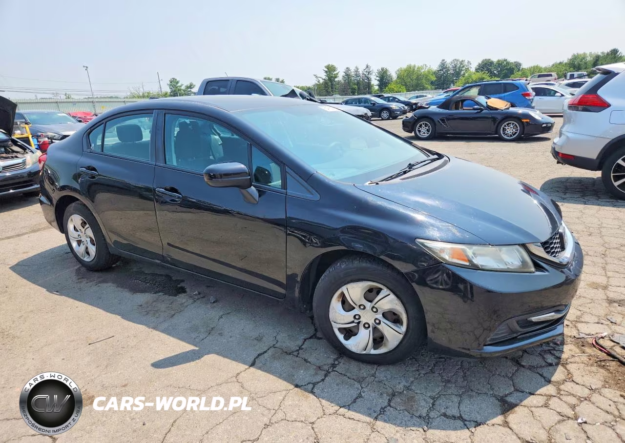 2014 Honda Civic Lx VIN:19XFB2F55EE251839 - 4