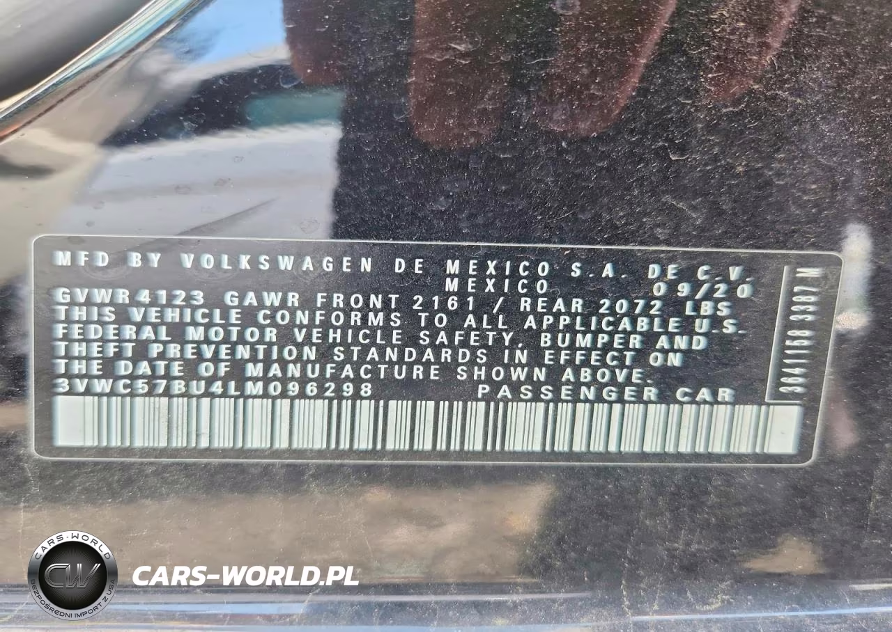 2020 Volkswagen Jetta S VIN:3VWC57BU4LM096298 - 12