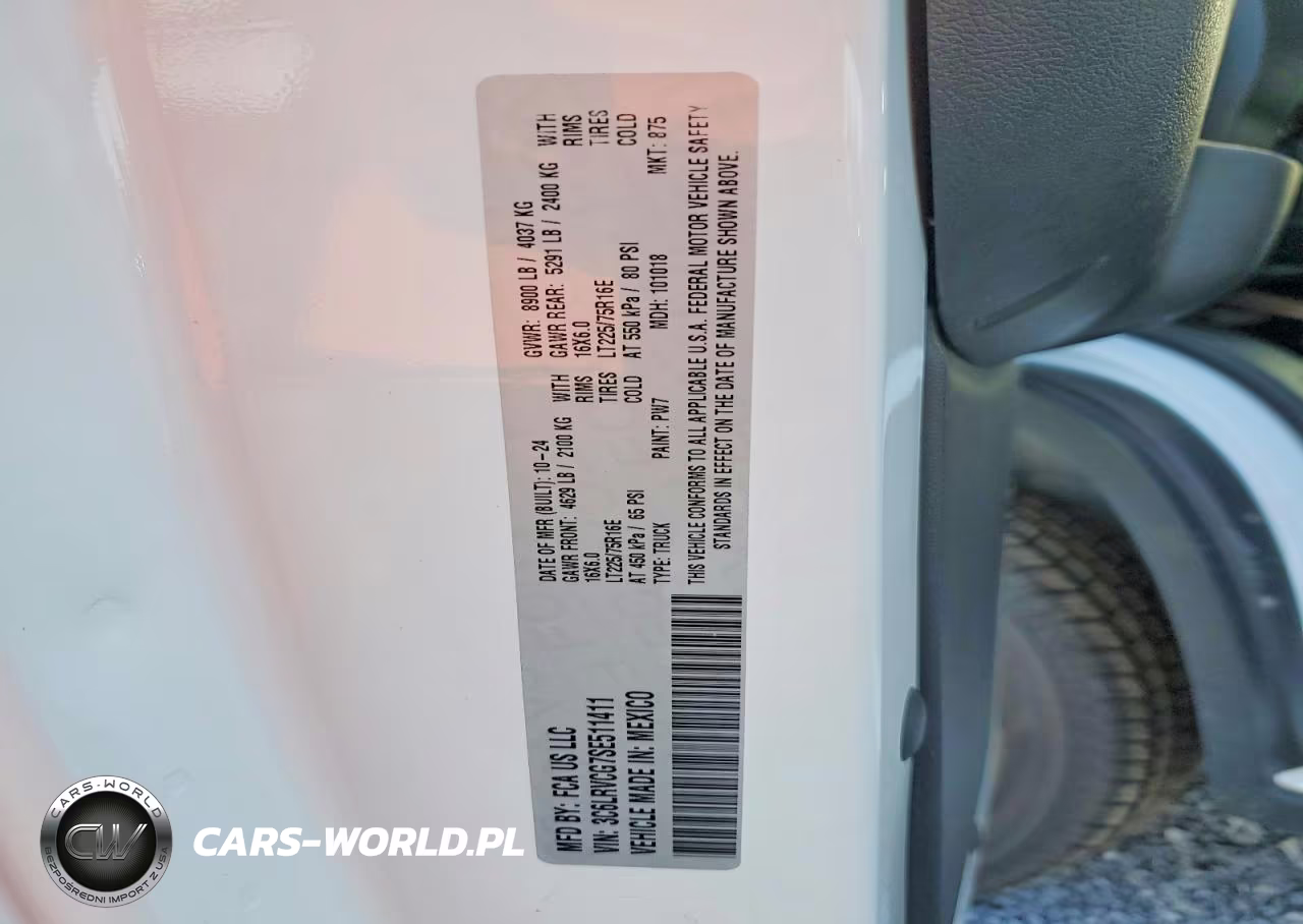 2025 Ram Promaster 2500 Delivery Van VIN:3C6LRVCG7SE511411 - 13