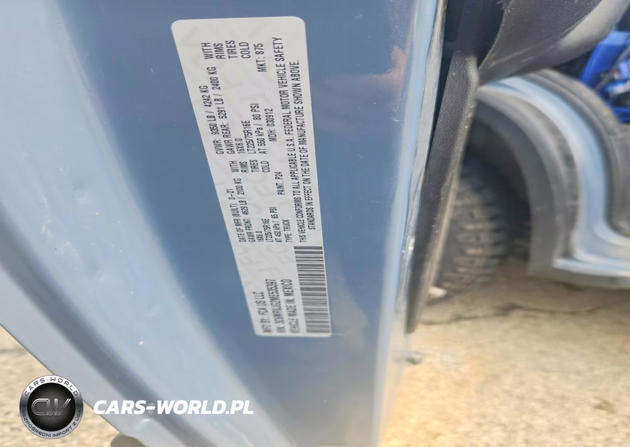 2021 Ram Promaster 3500 Delivery Van VIN:3C6MRVJG2ME535397 - 13