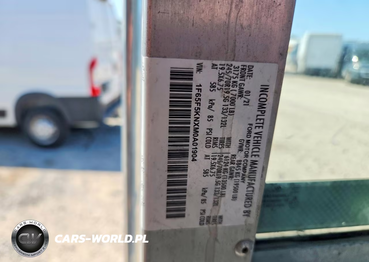 2021 Ford F59 Delivery Truck VIN:1F65F5KNXM0A01904 - 12