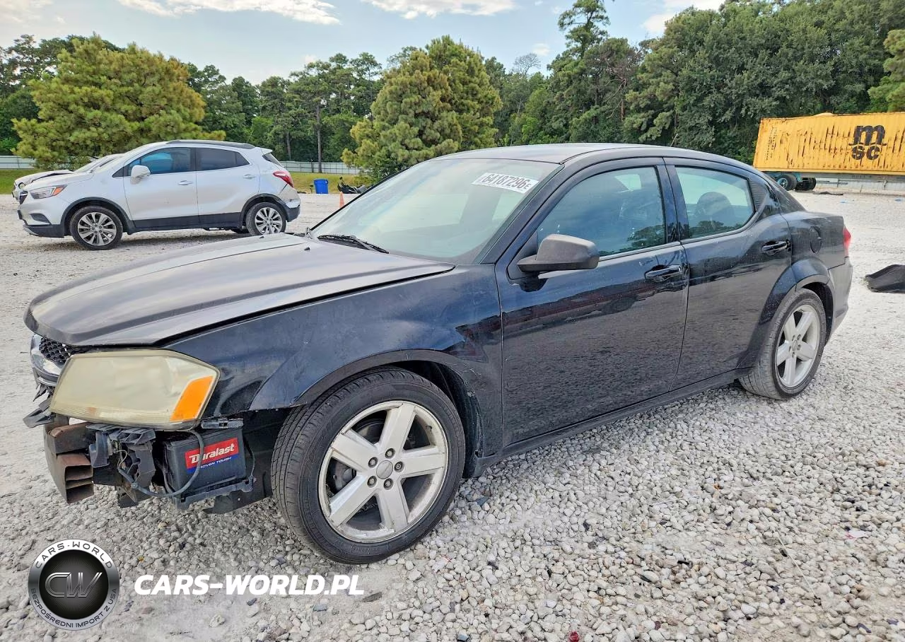 2013 Dodge Avenger Se VIN:1C3CDZABXDN643765 - 1