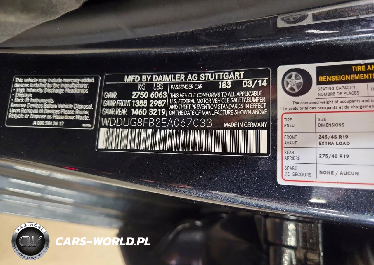 2014 Mercedes-Benz S 550 4Matic VIN:WDDUG8FB2EA067033 - 12