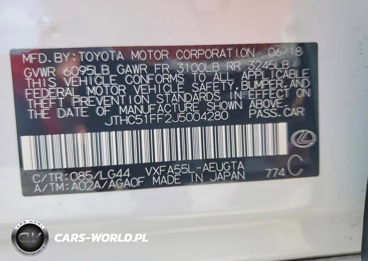 2018 Lexus Ls 500 Base VIN:JTHC51FF2J5004280 - 13