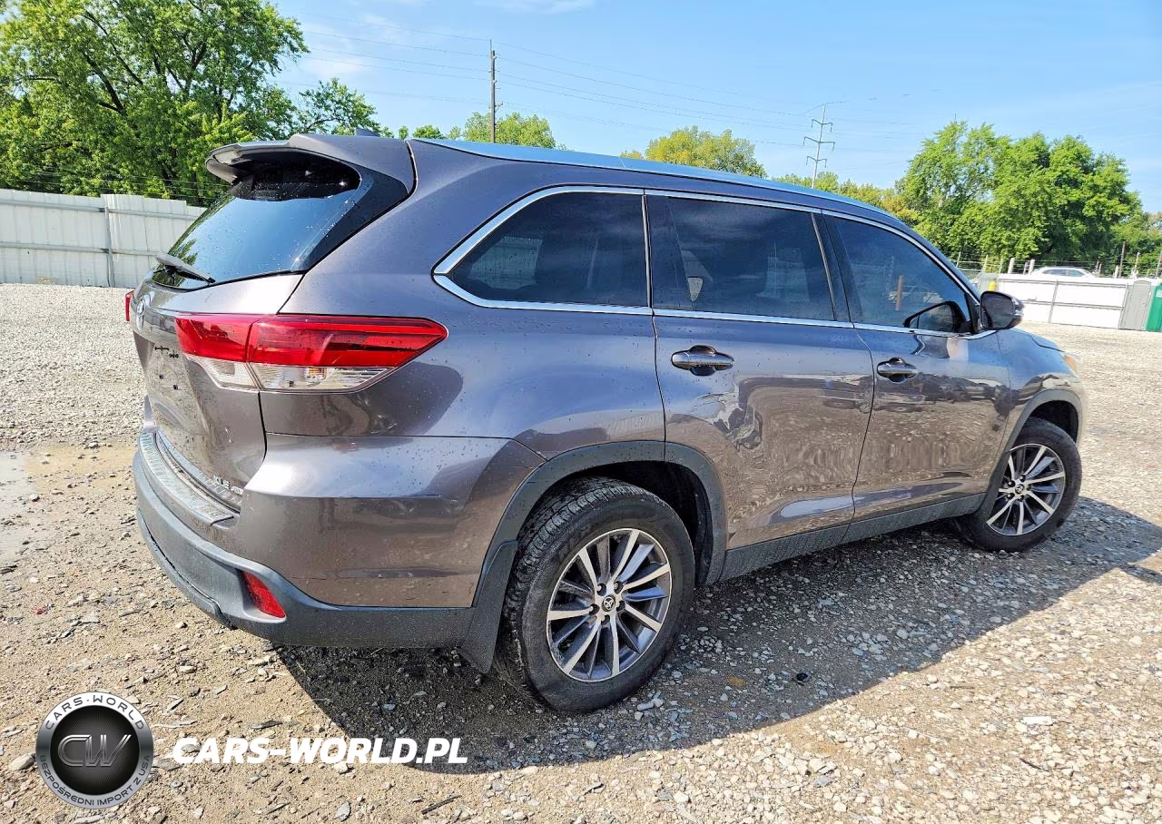 2019 Toyota Highlander Xle VIN:5TDJZRFH6KS947281 - 3