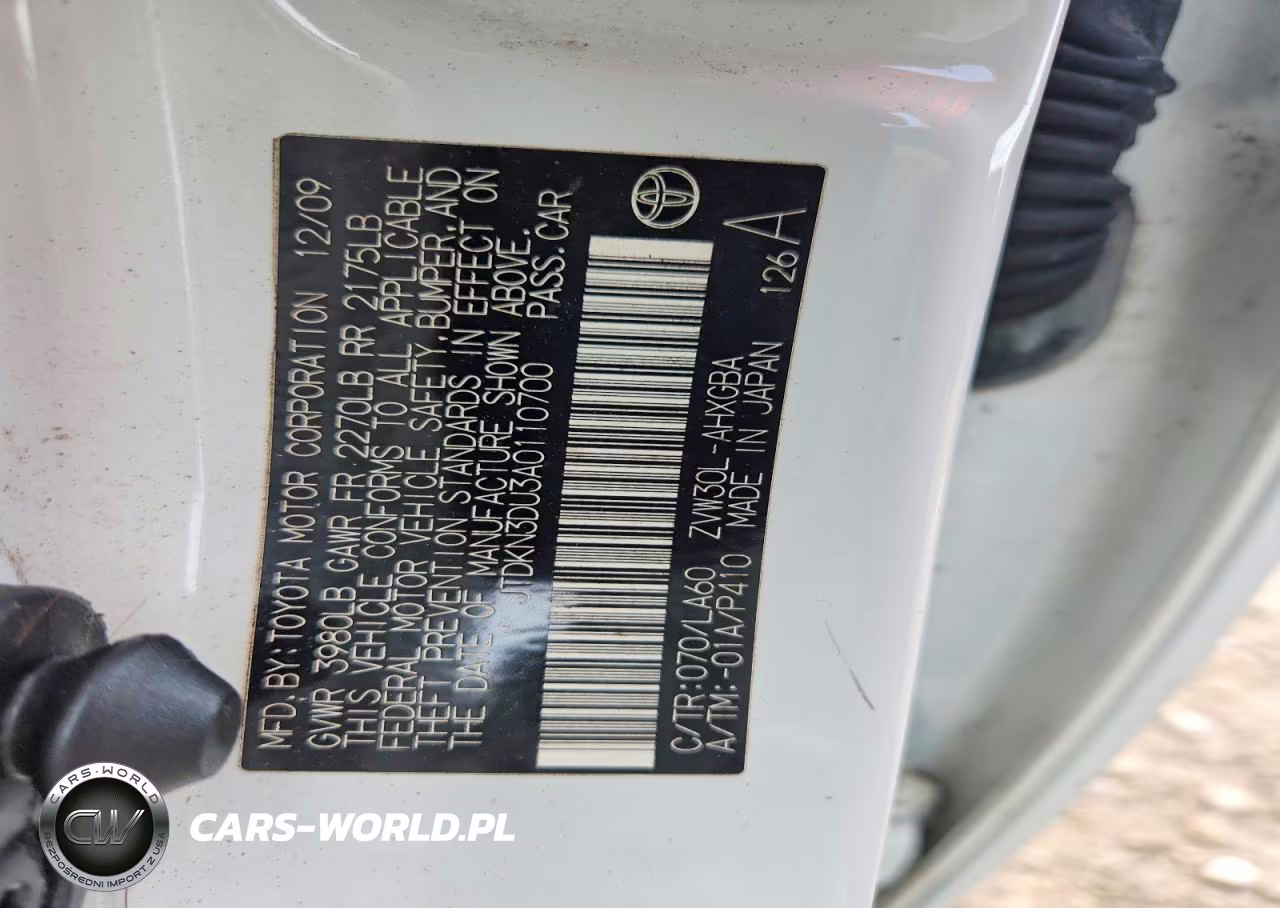 2010 Toyota Prius Iv VIN:JTDKN3DU3A0110700 - 12