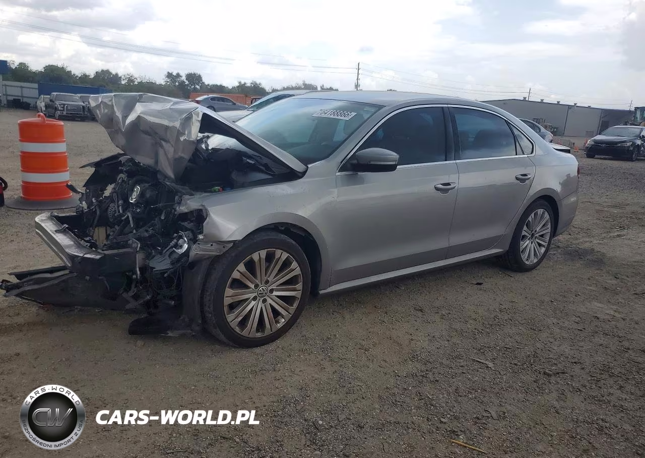 2012 Volkswagen Passat Se VIN:1VWBH7A30CC110078 - 1