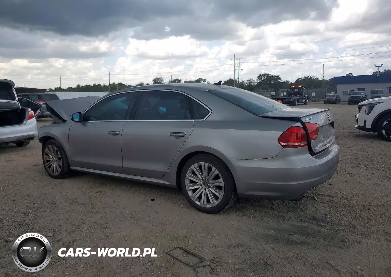 2012 Volkswagen Passat Se VIN:1VWBH7A30CC110078 - 2