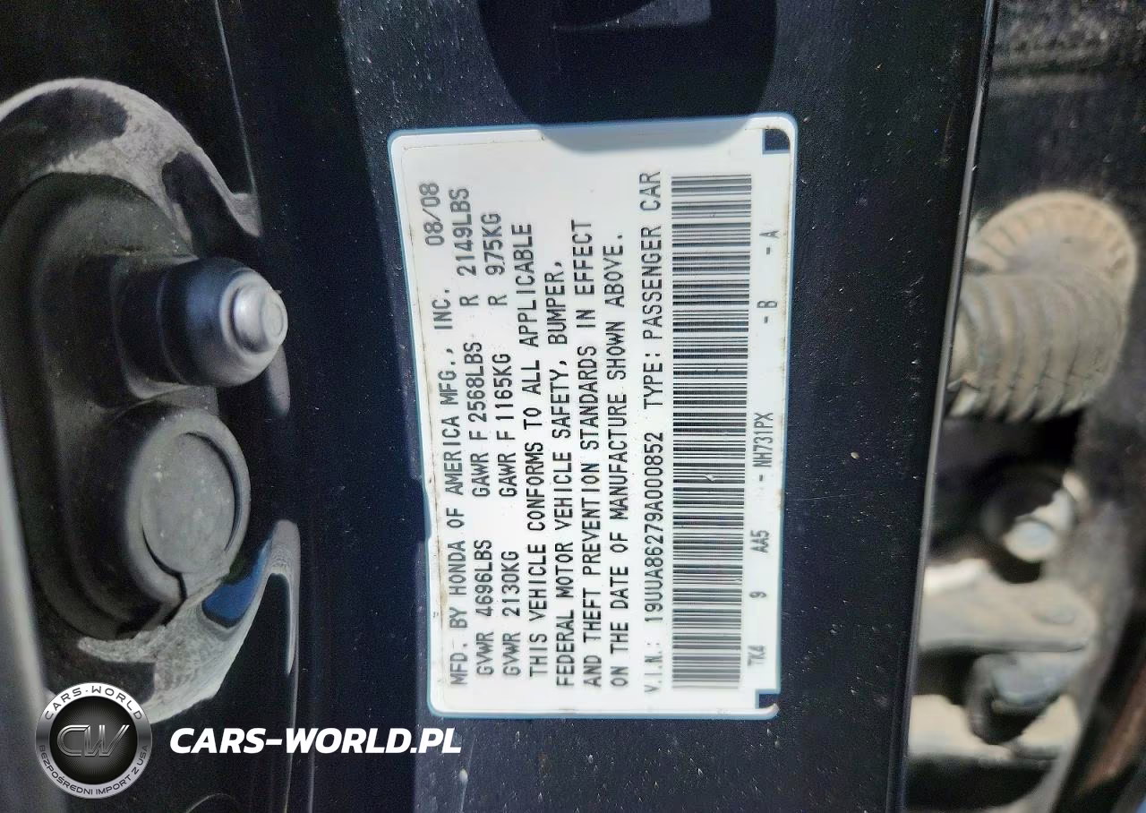 2009 Acura Tl VIN:19UUA86279A000852 - 12