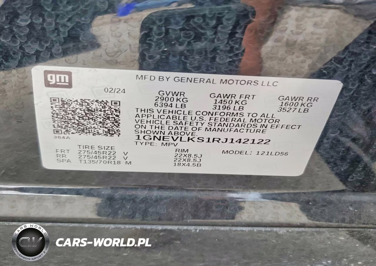 2024 Chevrolet Traverse Rs VIN:1GNEVLKS1RJ142122 - 13