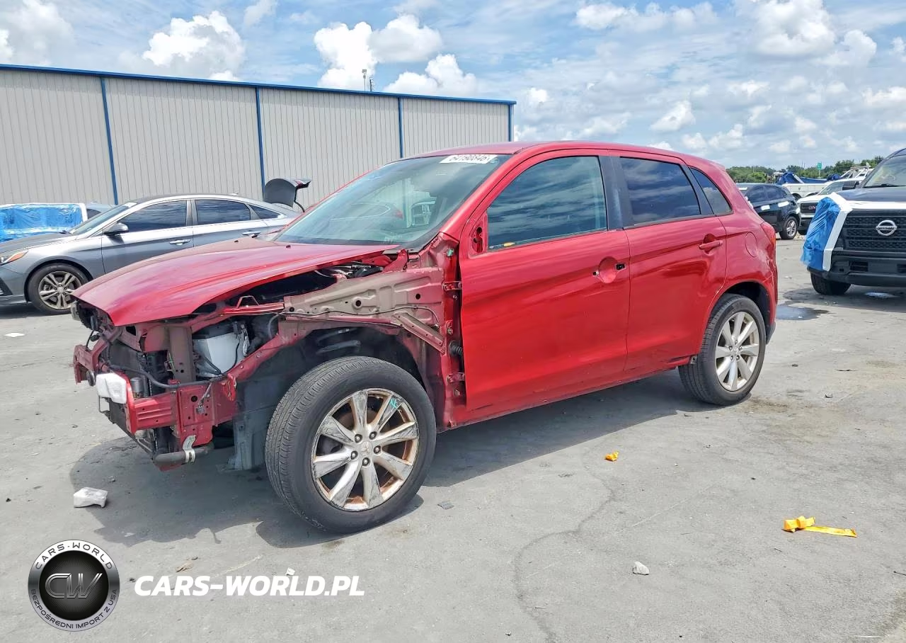 2015 Mitsubishi Outlander Sport Es VIN:4A4AP3AU4FE036443 - 1