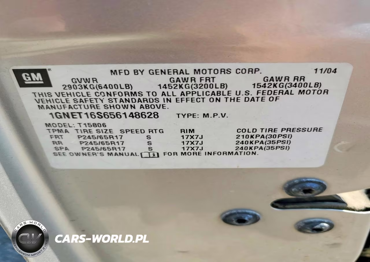 2005 Chevrolet Trailblazer Ext Ls VIN:1GNET16S656148628 - 13