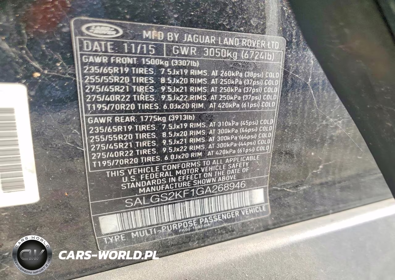 2016 Land Rover Range Rover Hse VIN:SALGS2KF1GA268946 - 12