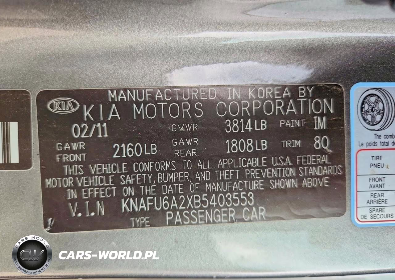 2011 Kia Forte Koup Ex VIN:KNAFU6A2XB5403553 - 12