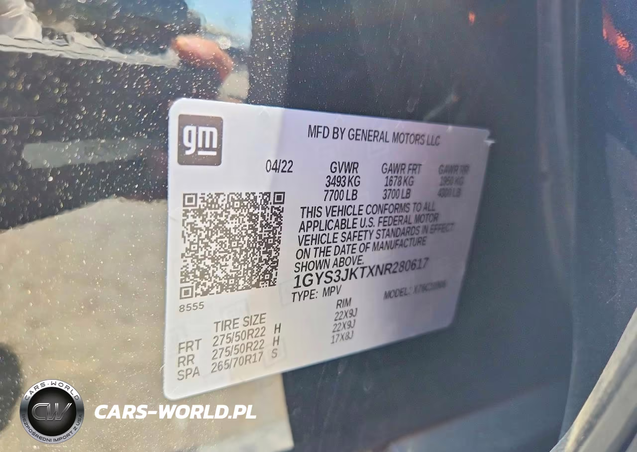 2022 Cadillac Escalade Esv Luxury VIN:1GYS3JKTXNR280617 - 13