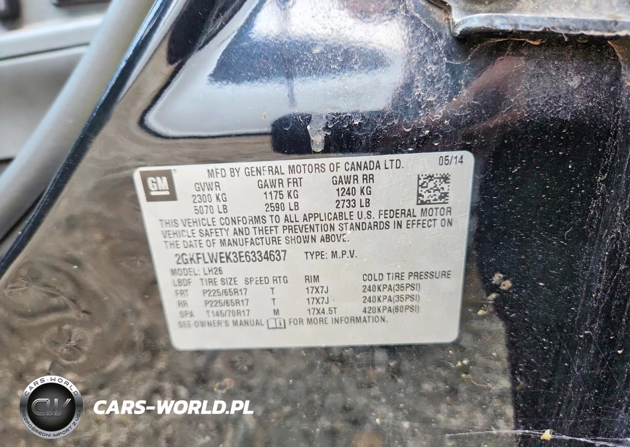 2014 GMC Terrain Sle VIN:2GKFLWEK3E6334637 - 12