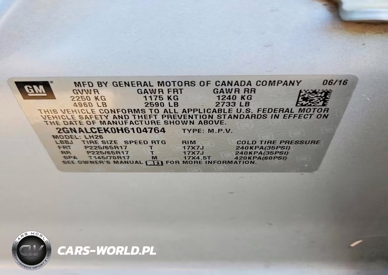2017 Chevrolet Equinox Lt VIN:2GNALCEK0H6104764 - 13