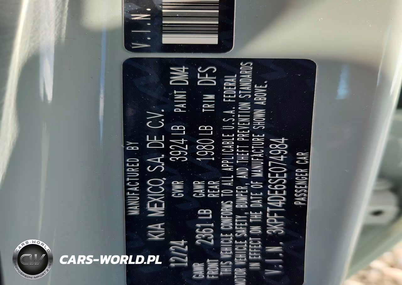 2025 Kia K4 Lxs VIN:3KPFT4DE6SE074984 - 12