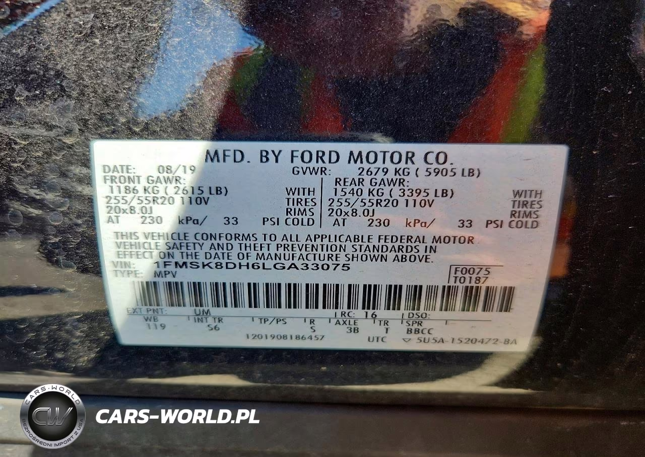 2020 Ford Explorer Xlt VIN:1FMSK8DH6LGA33075 - 13