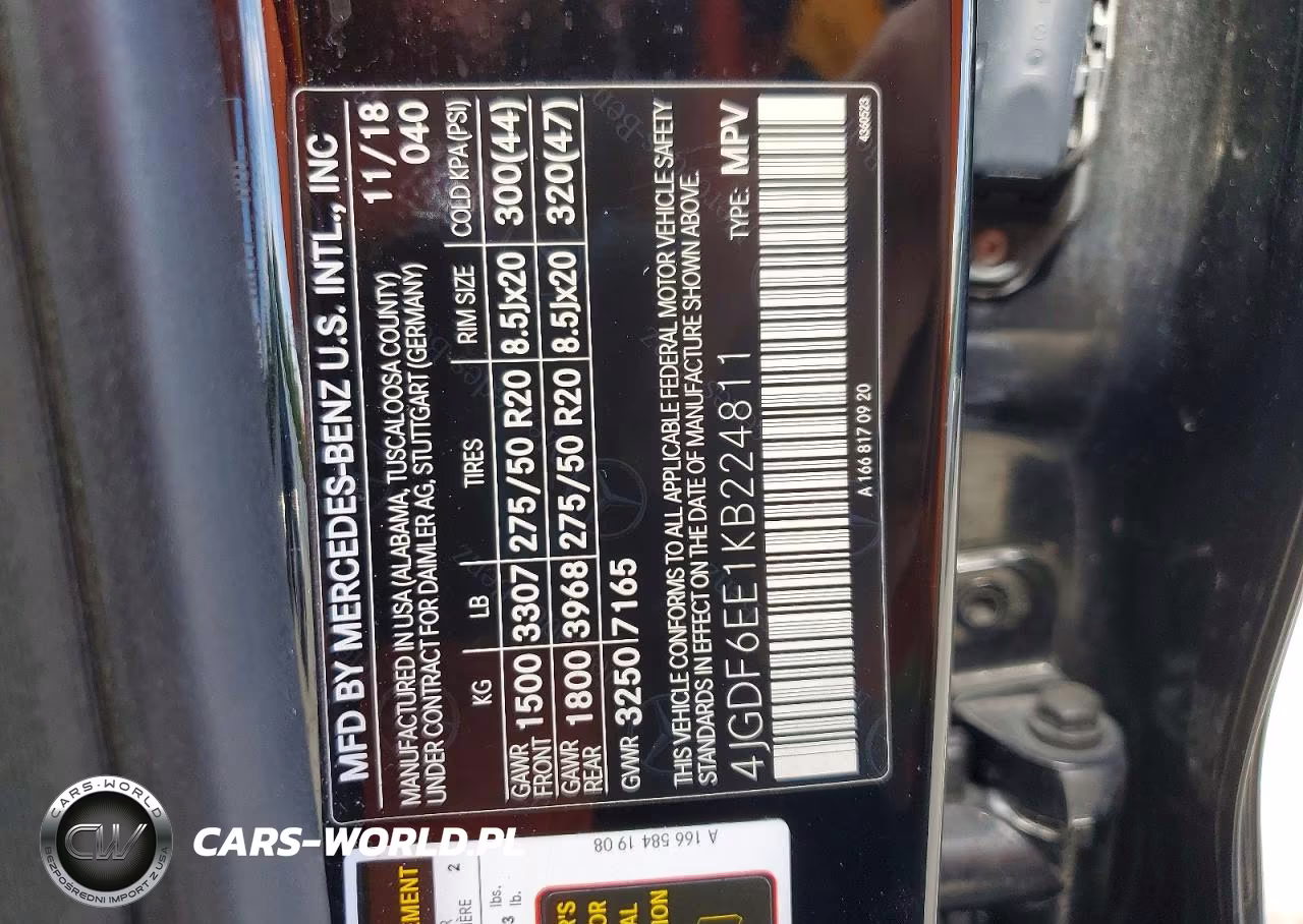 2019 Mercedes-Benz Gls 450 4Matic VIN:4JGDF6EE1KB224811 - 13