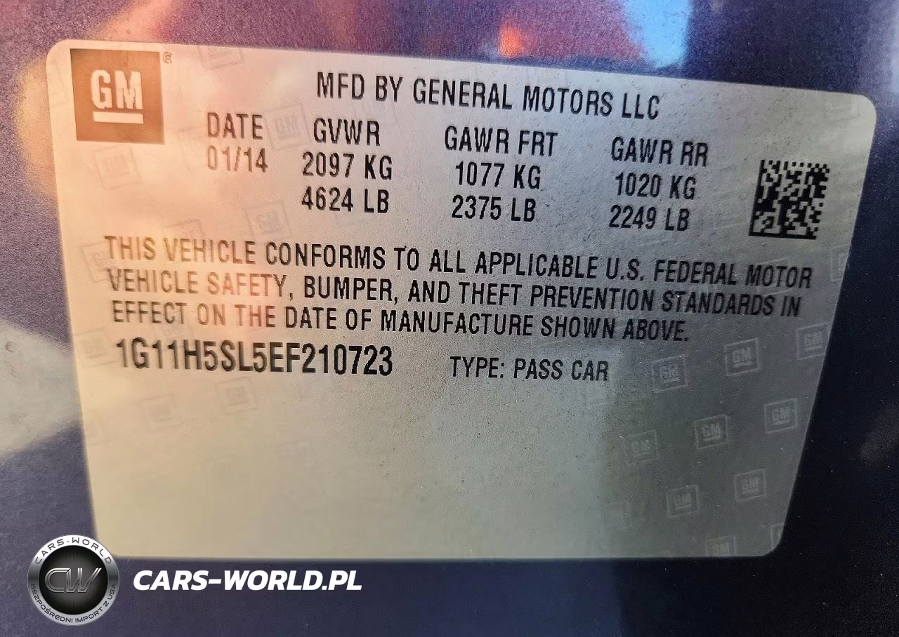 2014 Chevrolet Malibu Ltz VIN:1G11H5SL5EF210723 - 12