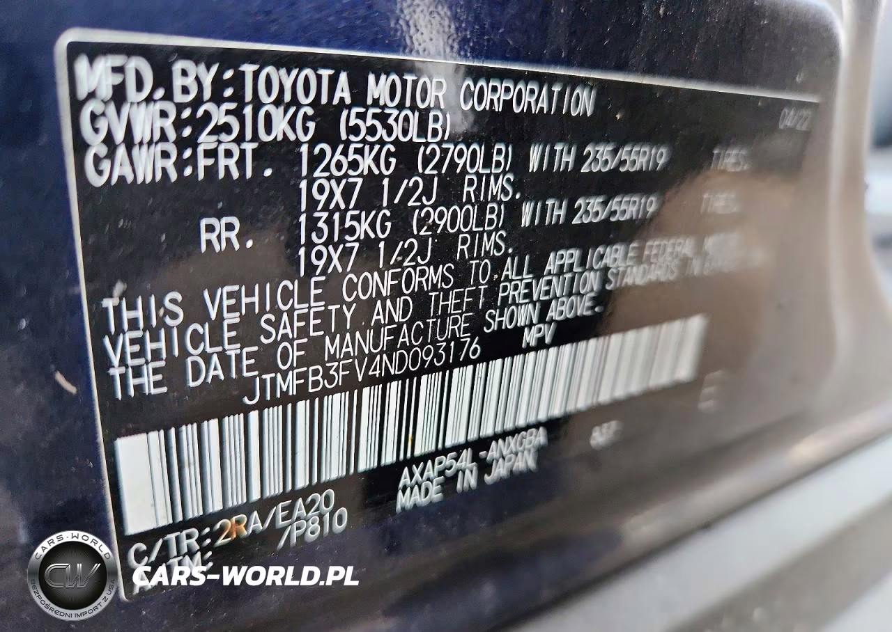 2022 Toyota Rav4 Prime Xse VIN:JTMFB3FV4ND093176 - 12