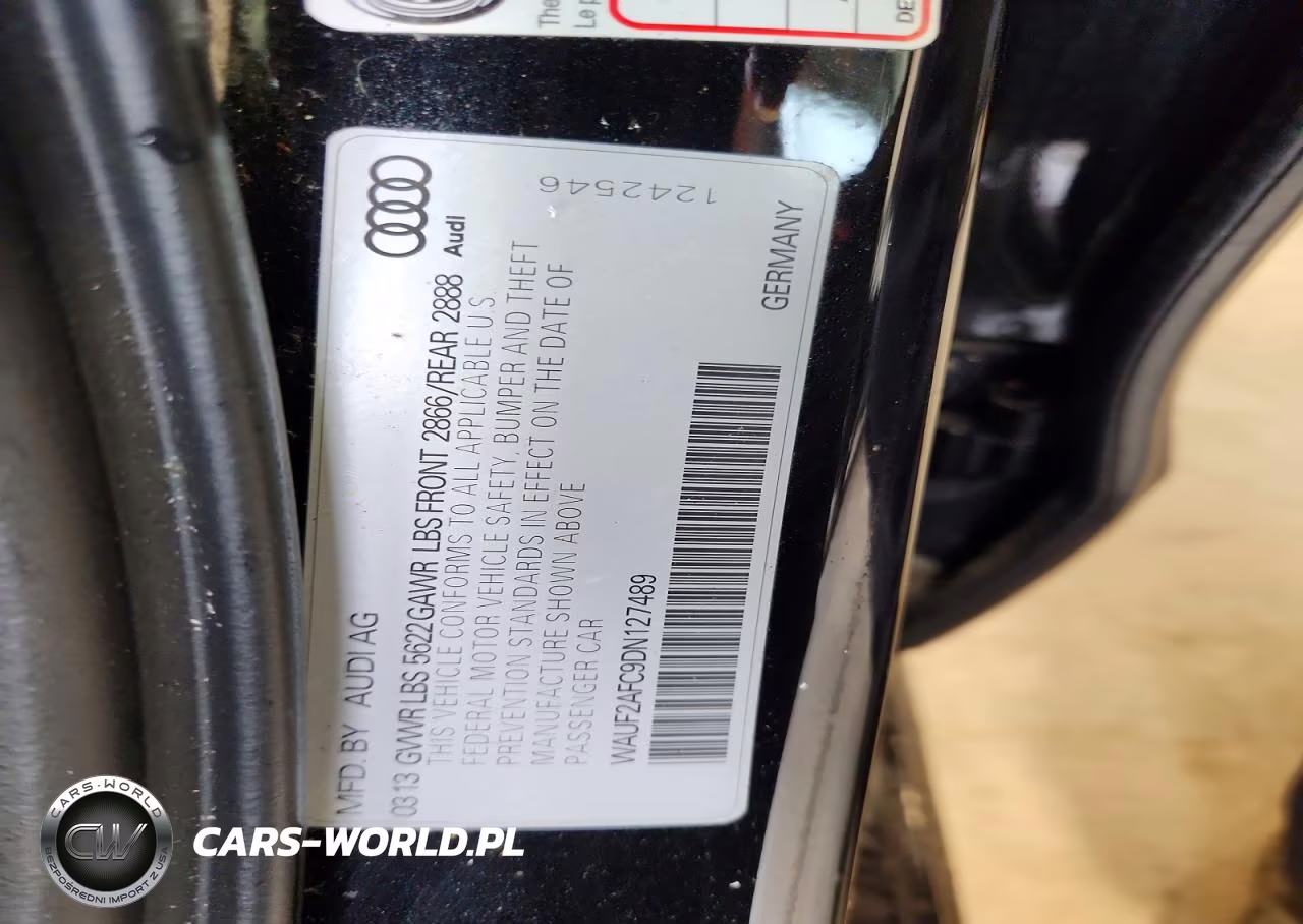2013 Audi S6 VIN:WAUF2AFC9DN127489 - 12