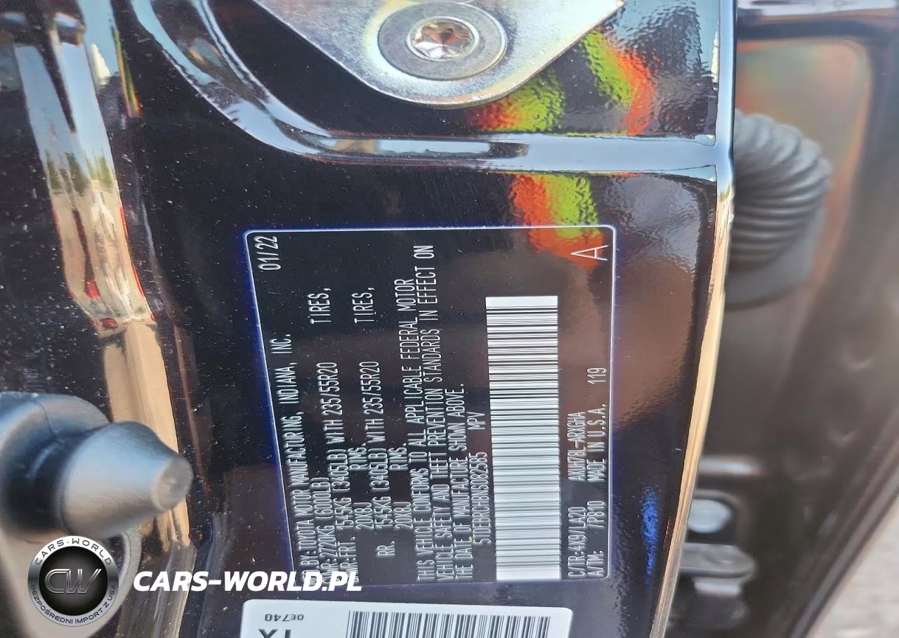 2022 Toyota Highlander Hybrid Platinum VIN:5TDEBRCH8NS082585 - 13