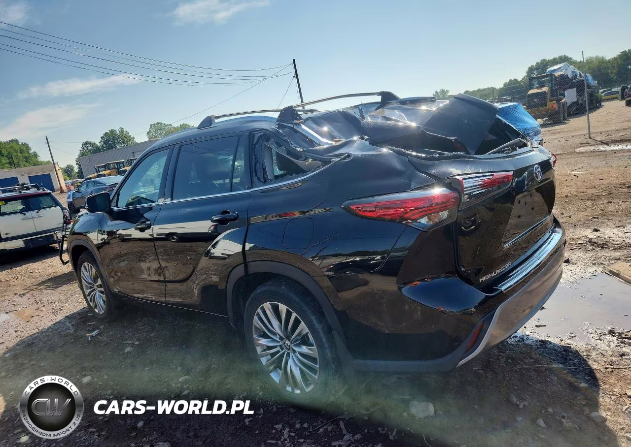 2022 Toyota Highlander Hybrid Platinum VIN:5TDEBRCH8NS082585 - 2