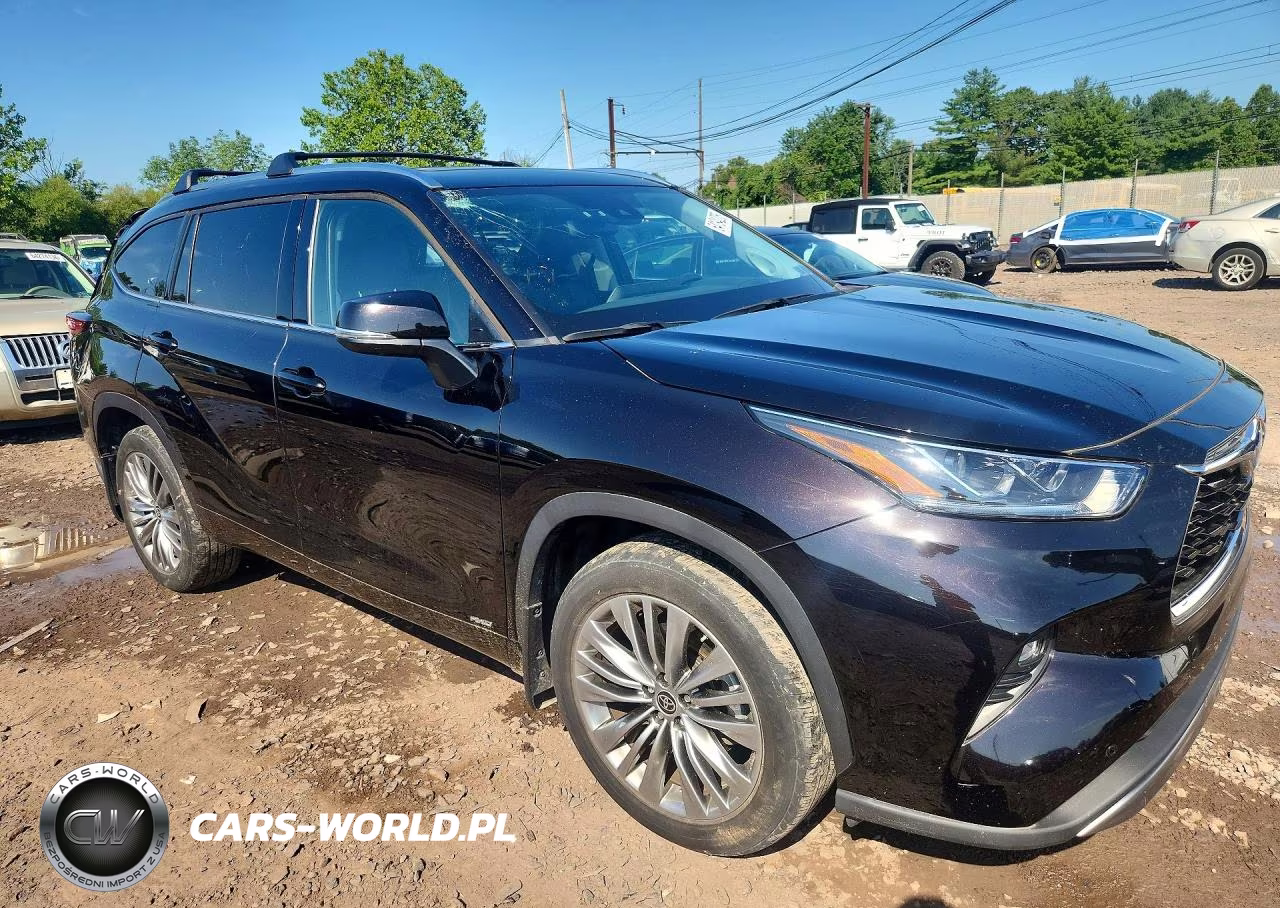 2022 Toyota Highlander Hybrid Platinum VIN:5TDEBRCH8NS082585 - 4