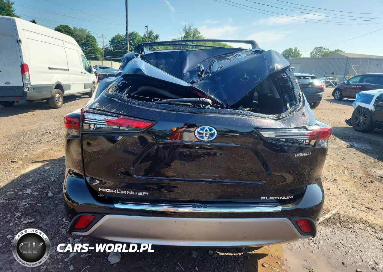 2022 Toyota Highlander Hybrid Platinum VIN:5TDEBRCH8NS082585 - 6