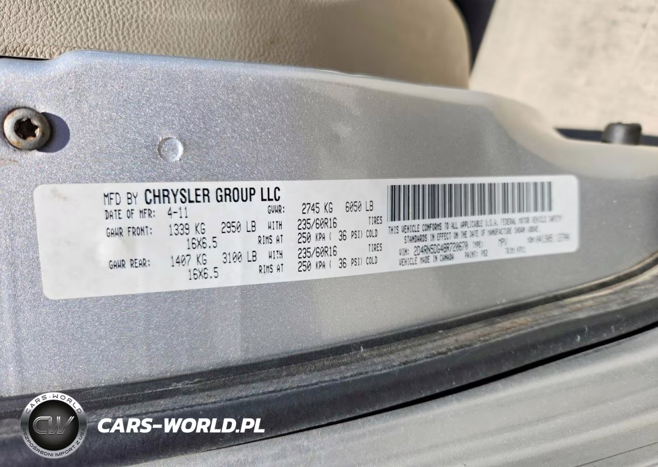 2011 Dodge Grand Caravan Crew VIN:2D4RN5DG4BR720670 - 13