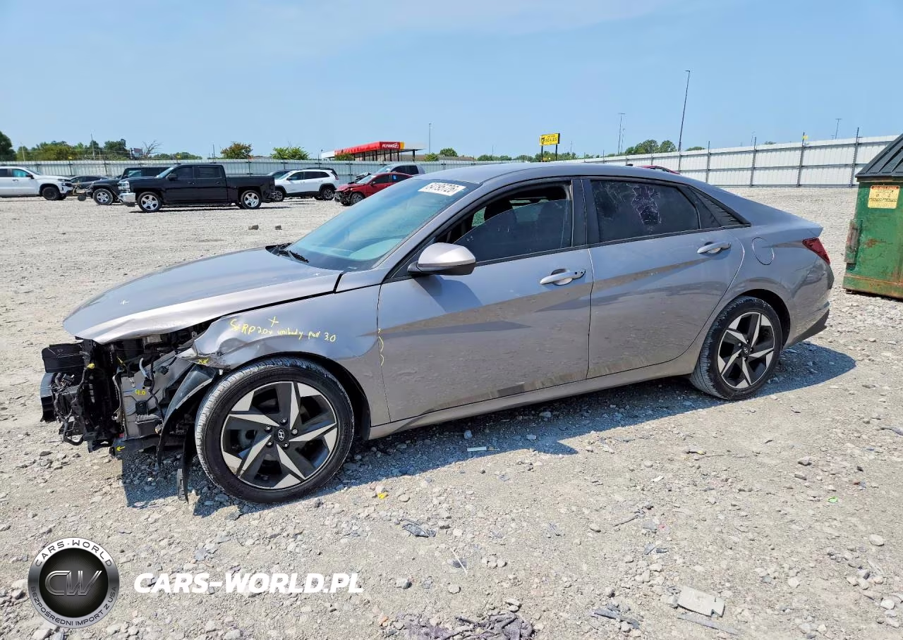 2023 Hyundai Elantra Sel VIN:KMHLS4AG2PU555251 - 1