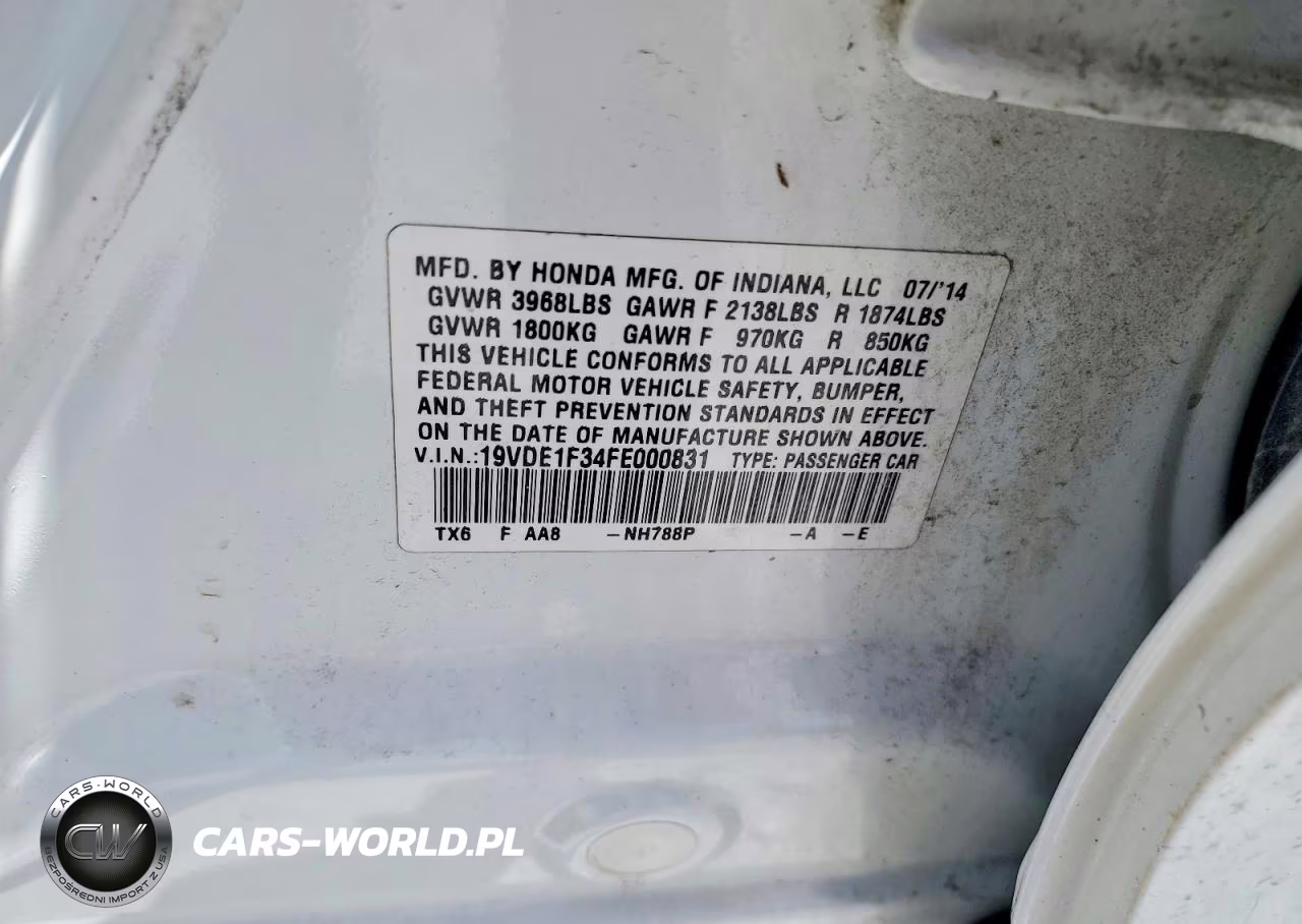2015 Acura Ilx 20 VIN:19VDE1F34FE000831 - 12