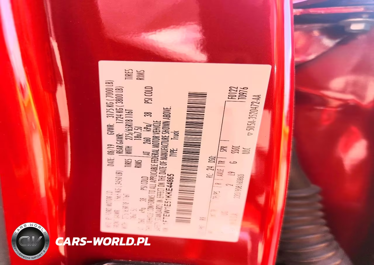 2019 Ford F150 Supercrew VIN:1FTEW1E51KKE44865 - 12