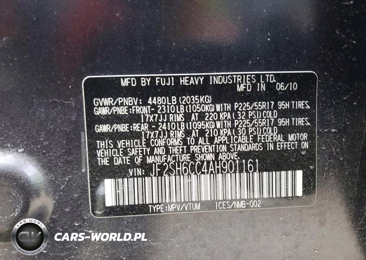 2010 Subaru Forester 2.5X Premium VIN:JF2SH6CC4AH901161 - 13