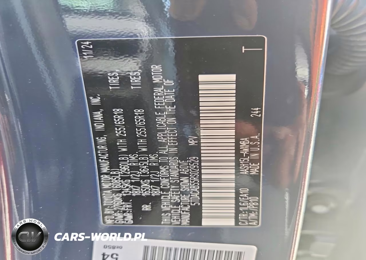 2024 Toyota Grand Highlander Hybrid Xle VIN:5TDACAB55RS029529 - 13