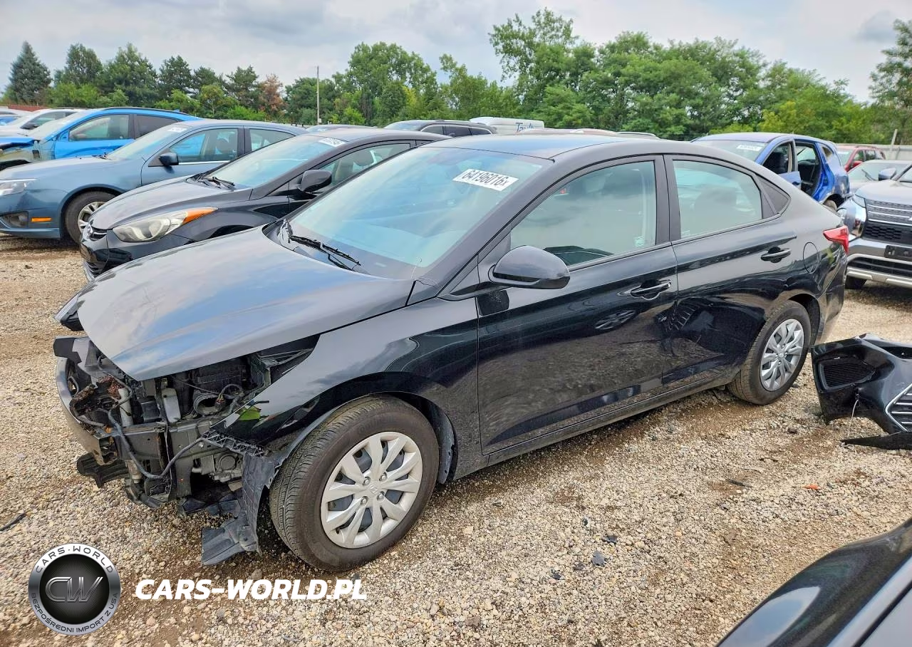 2021 Hyundai Accent Se VIN:3KPC24A6XME153015 - 1
