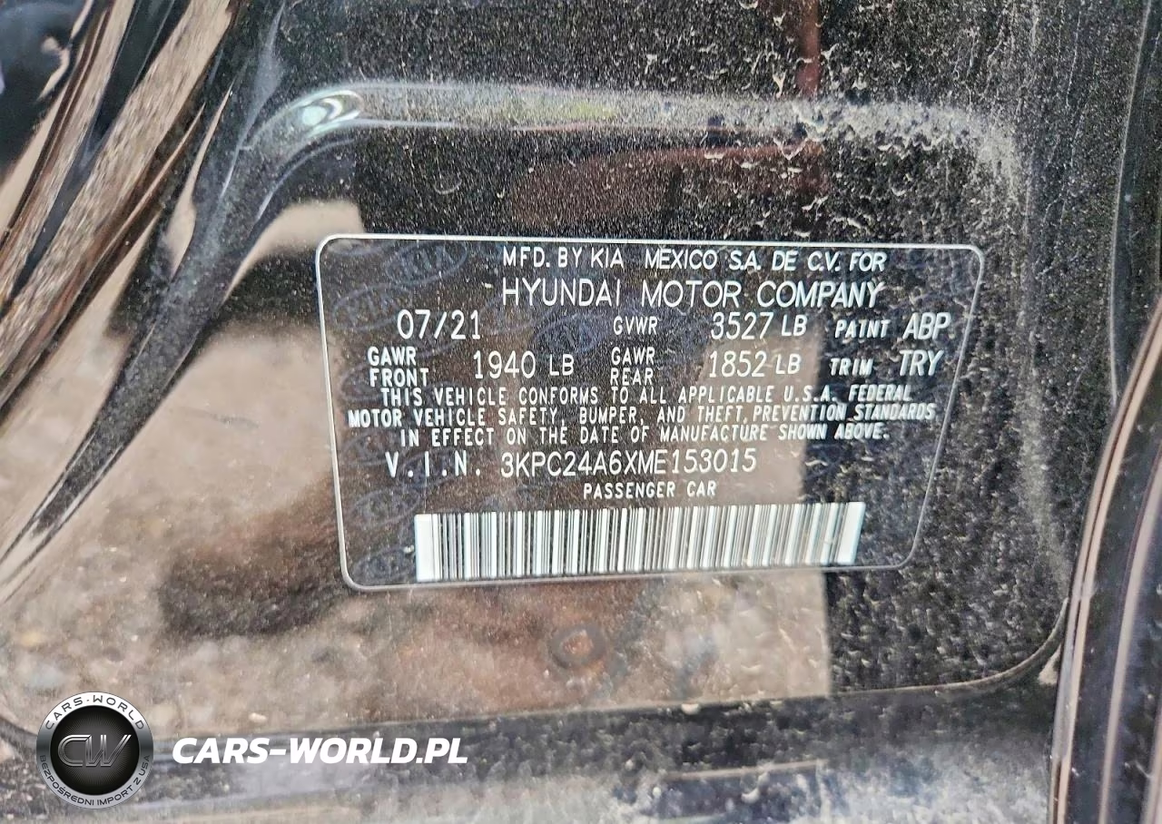 2021 Hyundai Accent Se VIN:3KPC24A6XME153015 - 13