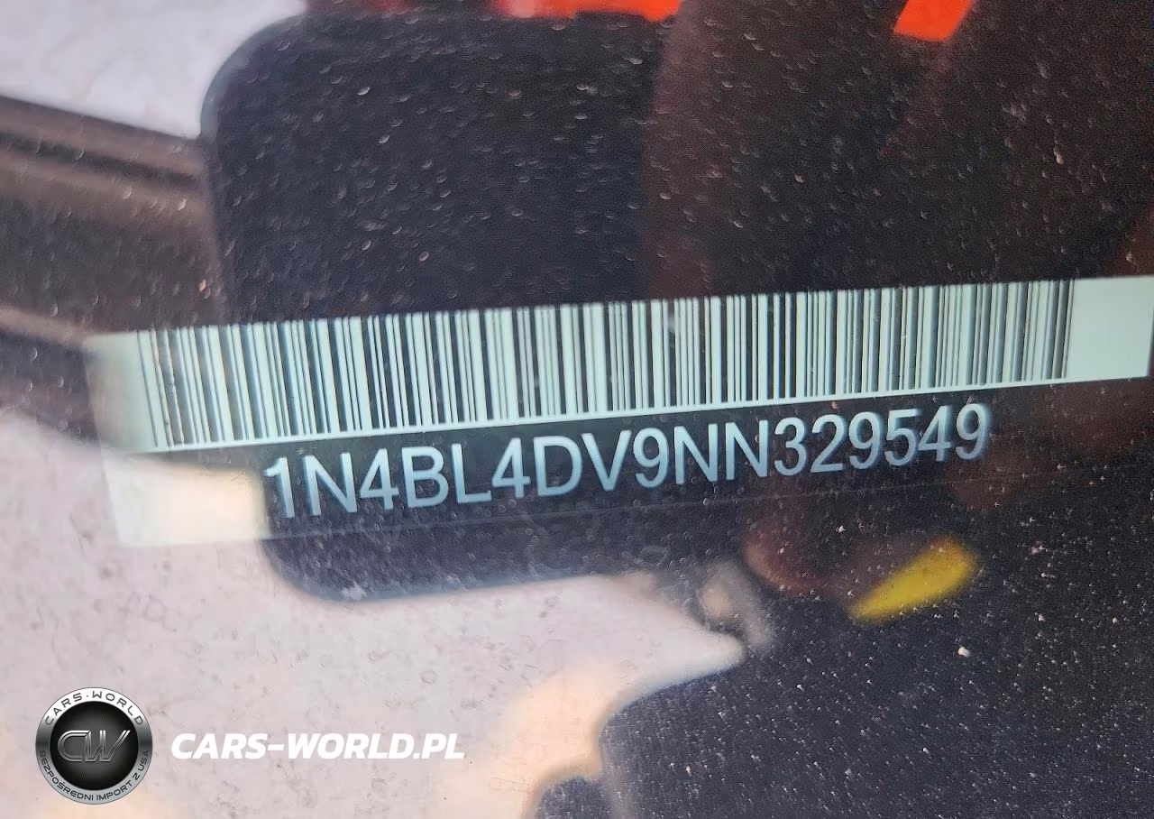 2022 Nissan Altima Sv VIN:1N4BL4DV9NN329549 - 12