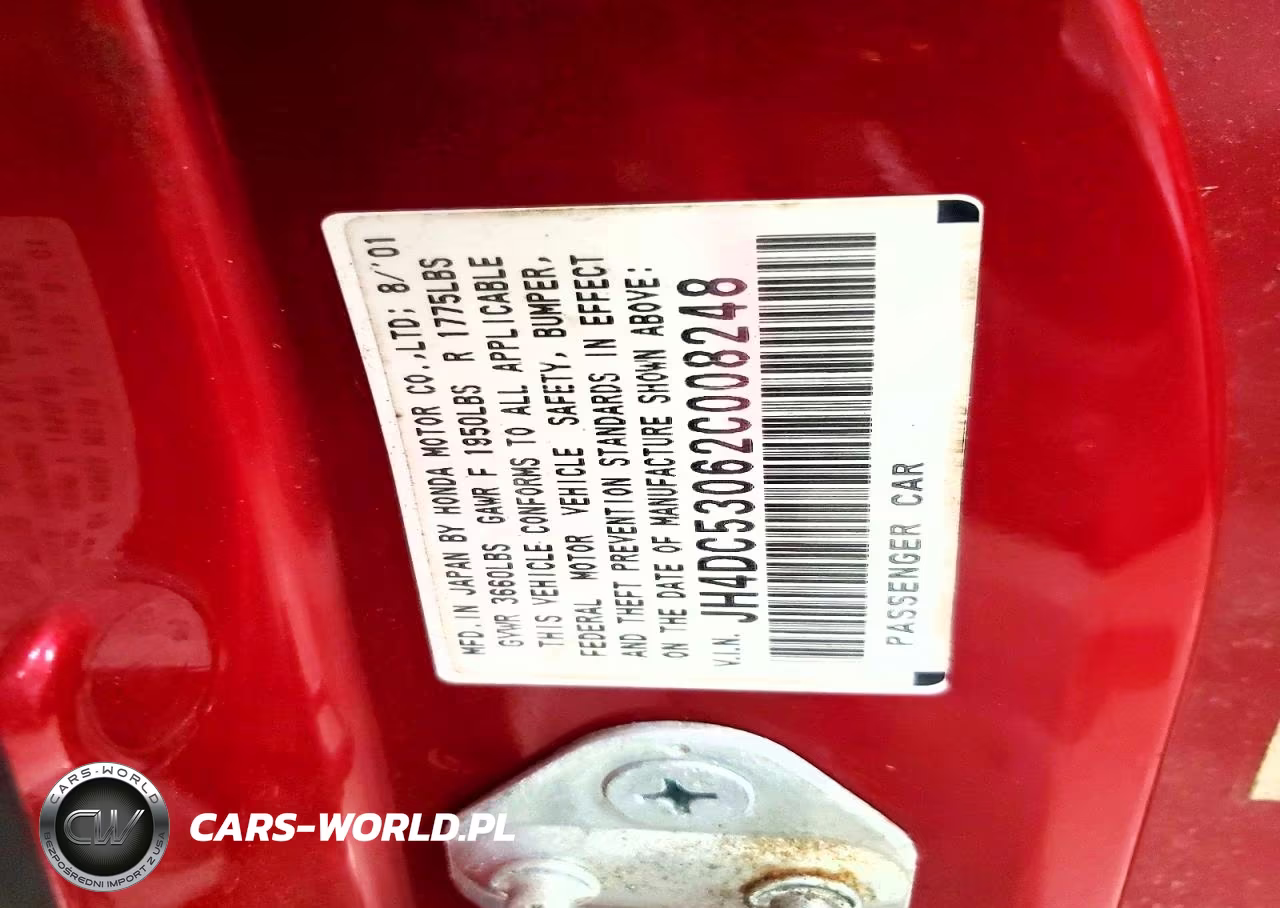 2002 Acura Rsx Type-S VIN:JH4DC53062C008248 - 12