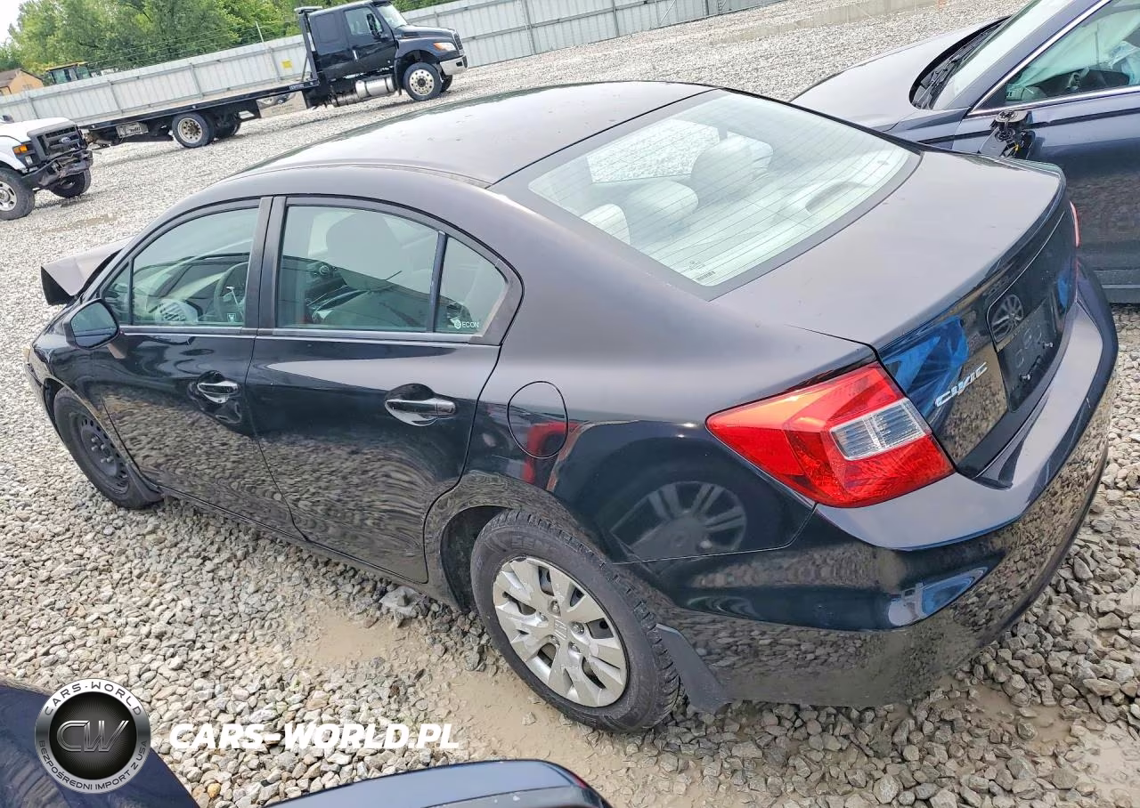 2012 Honda Civic Lx VIN:2HGFB2F55CH598557 - 2