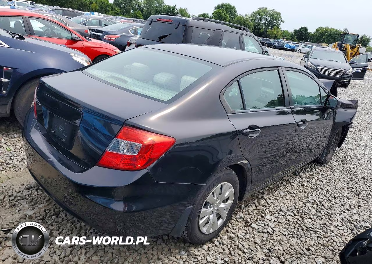 2012 Honda Civic Lx VIN:2HGFB2F55CH598557 - 3