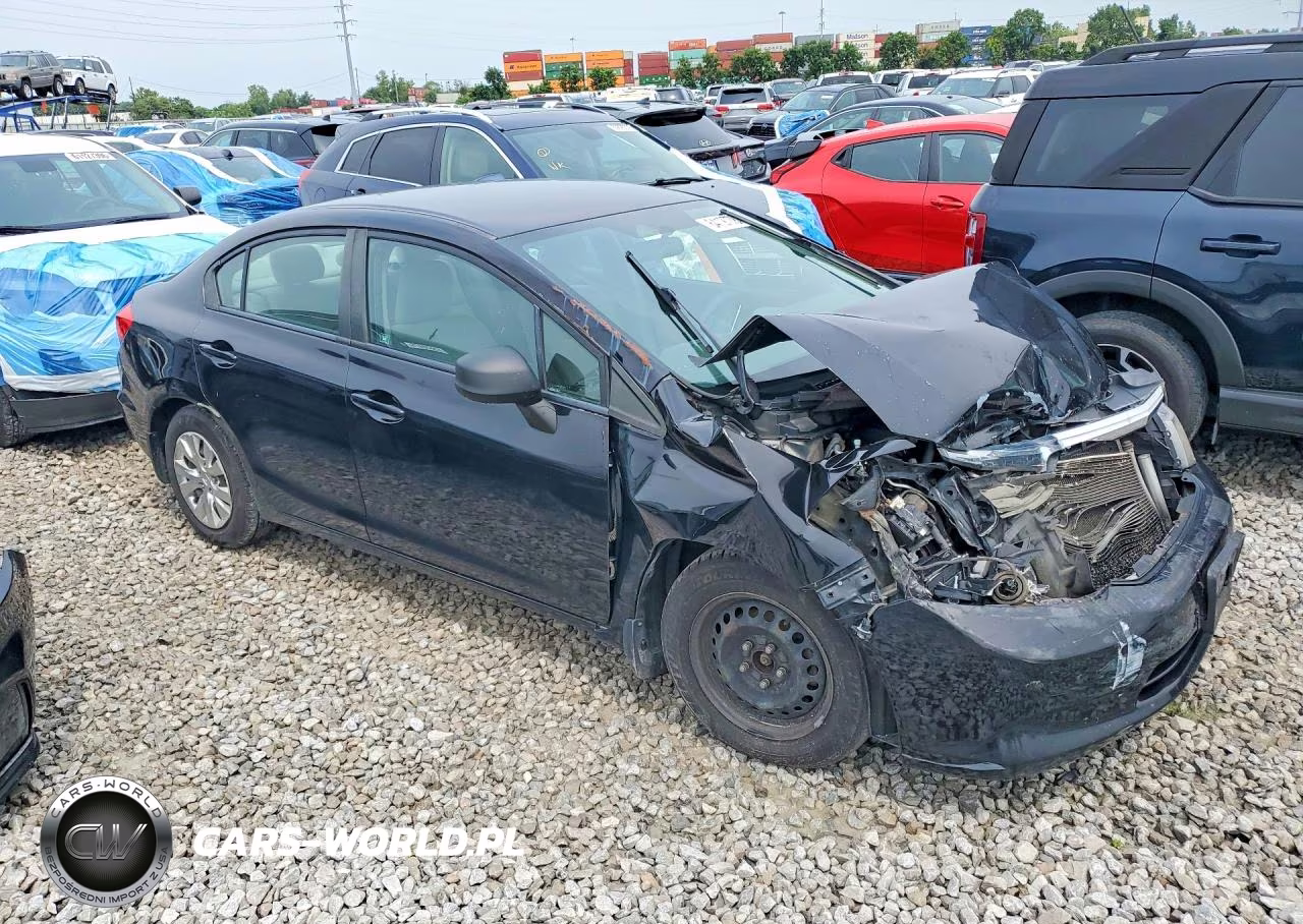 2012 Honda Civic Lx VIN:2HGFB2F55CH598557 - 4